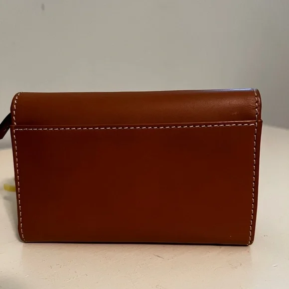 Dooney & Bourke Brown Leather Wallet - Picture 2 of 6